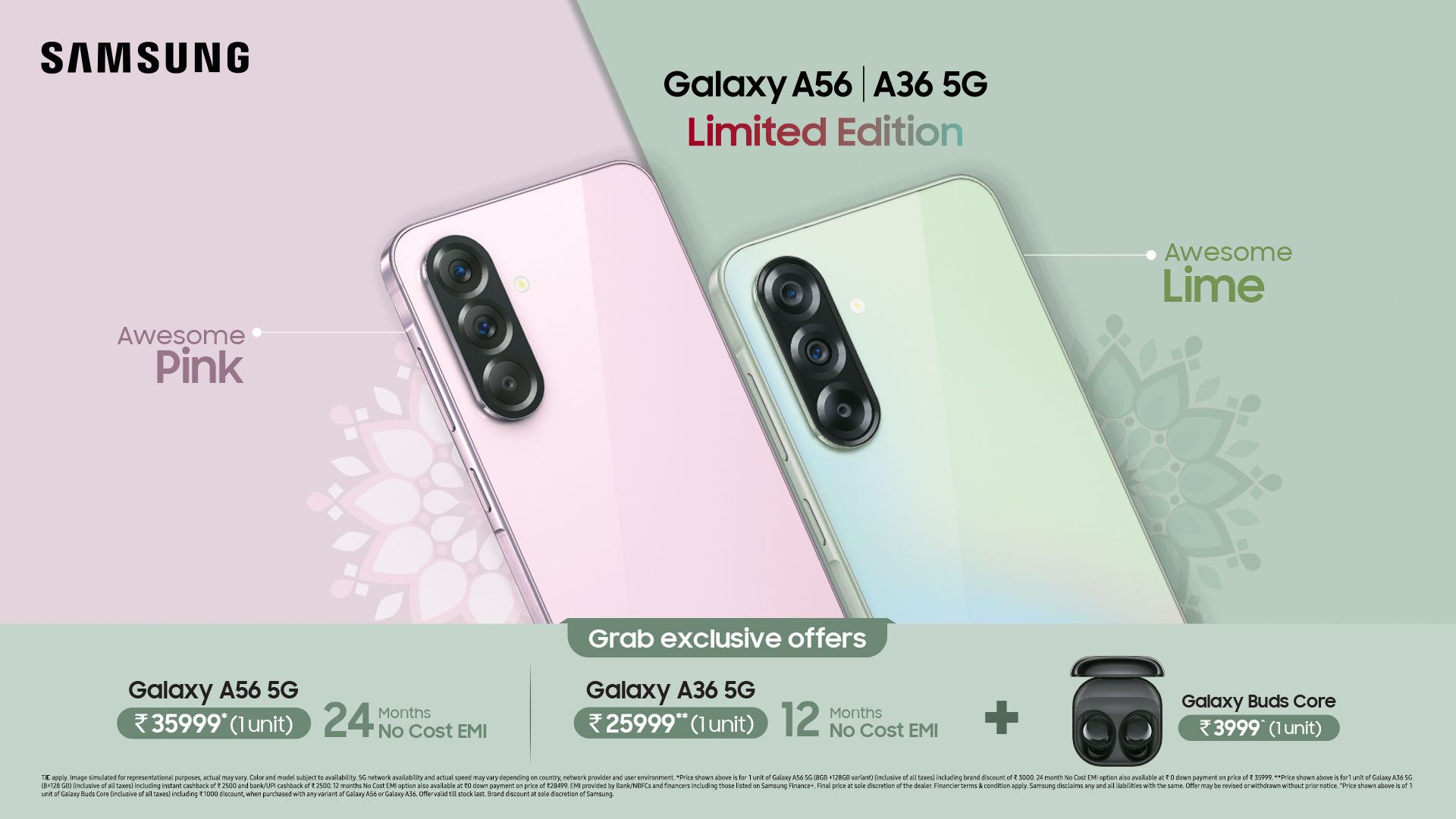 Samsung's Galaxy A series gets fresh colors and festive makeover with offers